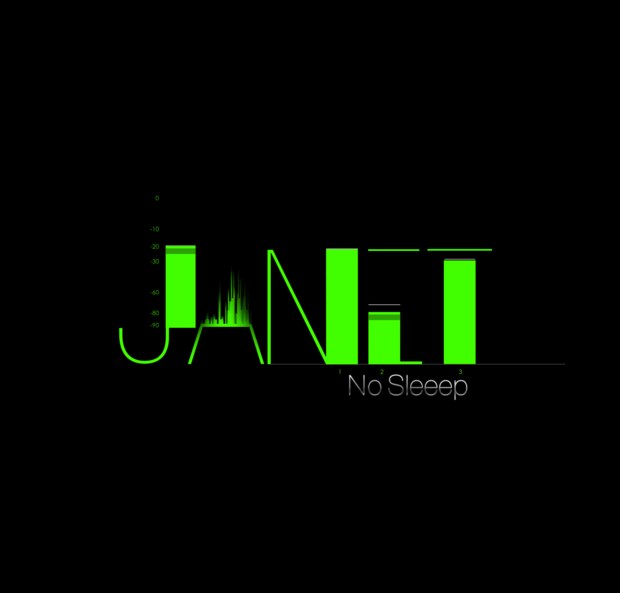 Janet Jackson's "No Sleep" Single Artwork