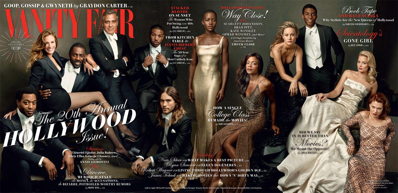 Idris Elba, Lupita Nyong’o, Michael B. Jordan & More Cover Vanity Fair’s 2014 Hollywood Issue